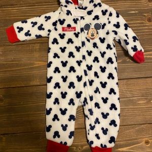 Disney fleece zip up outfit